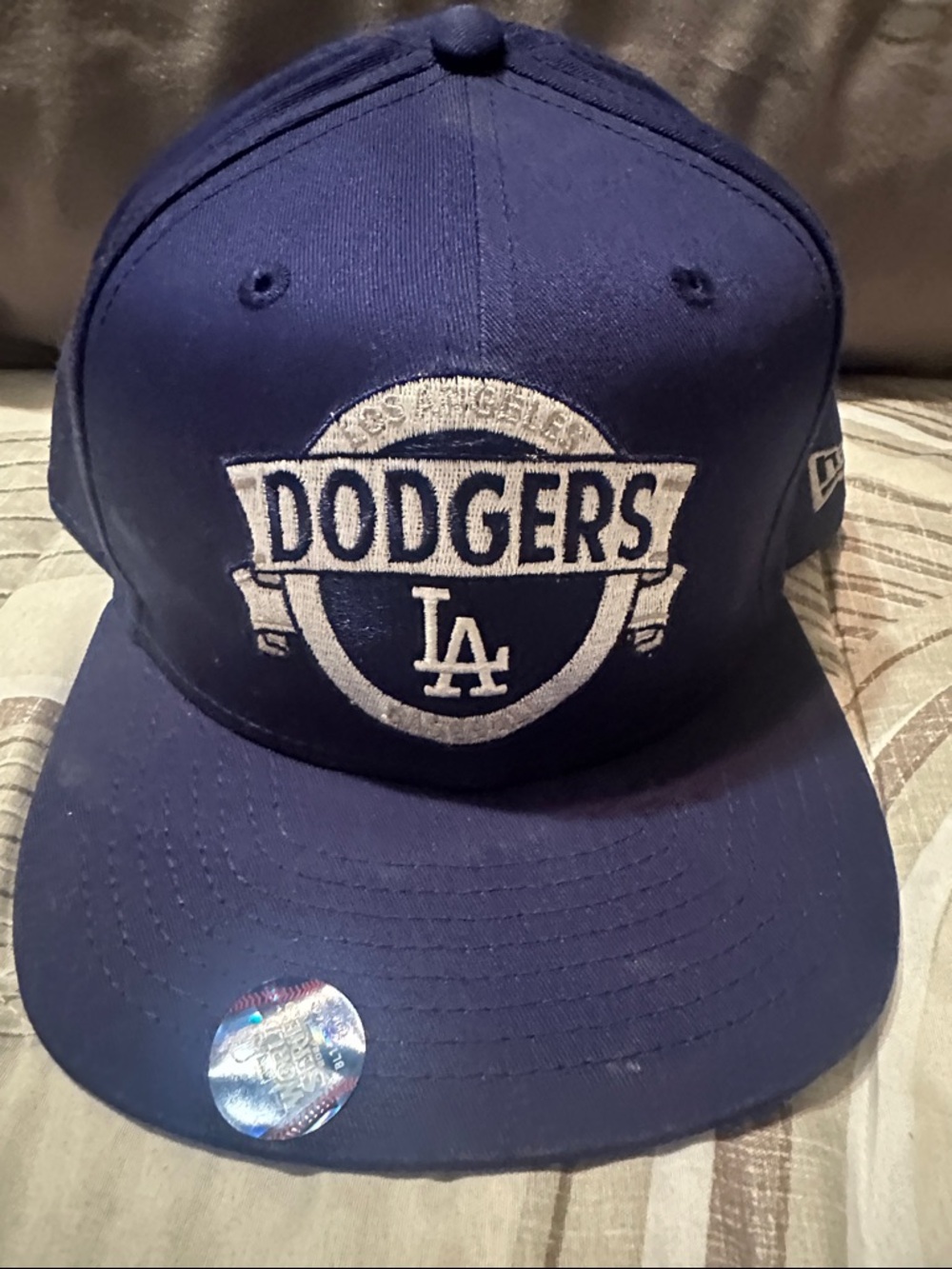 New Era Los Angeles Dodgers Navy and White snap back